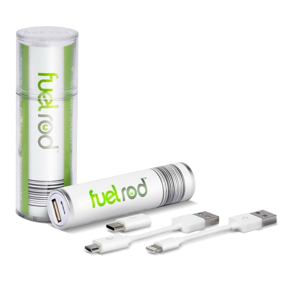 FuelRod Portable Charger with Cables New!!